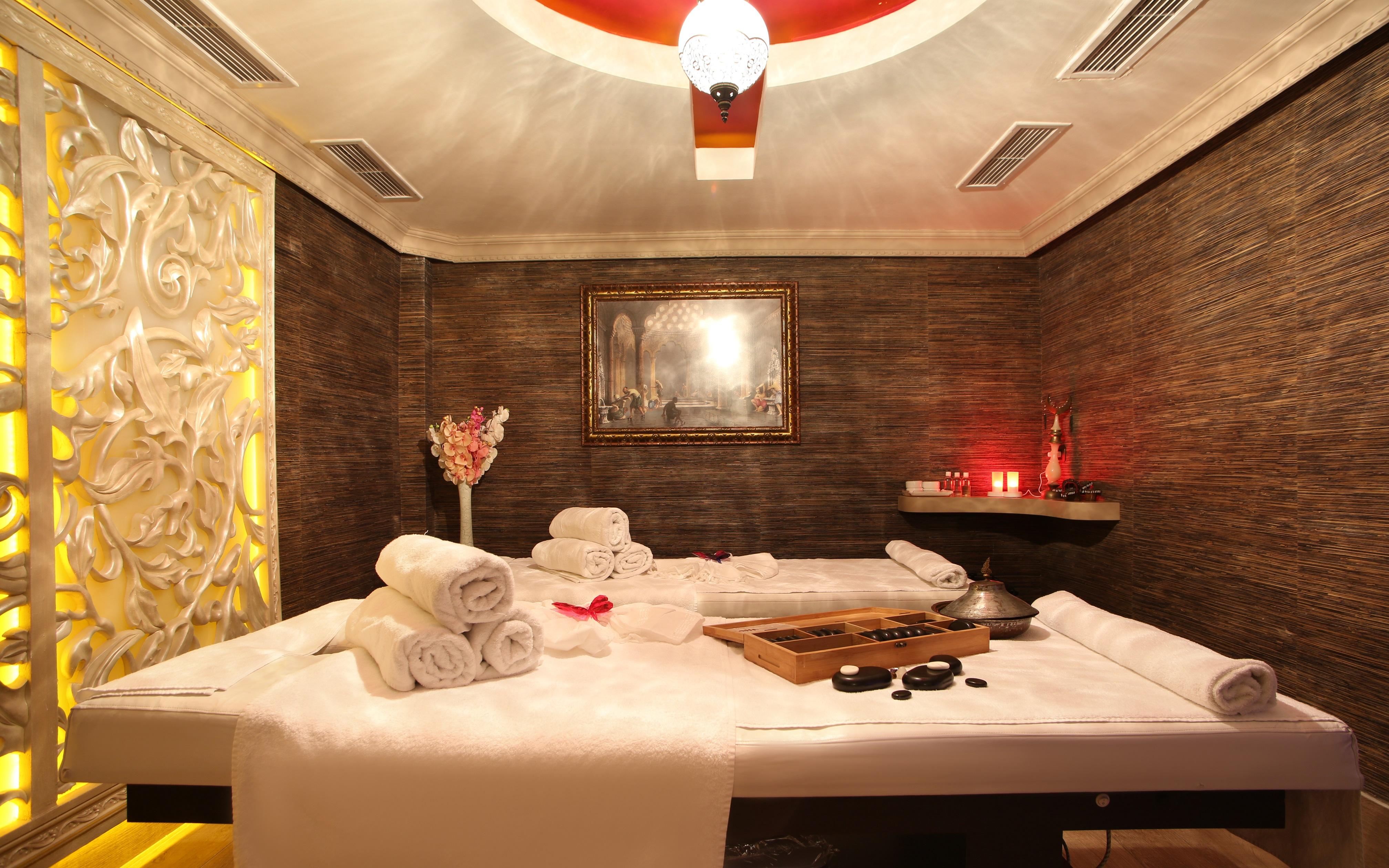 איסטמבול Daru Sultan Hotels Galata מראה חיצוני תמונה A spa treatment room