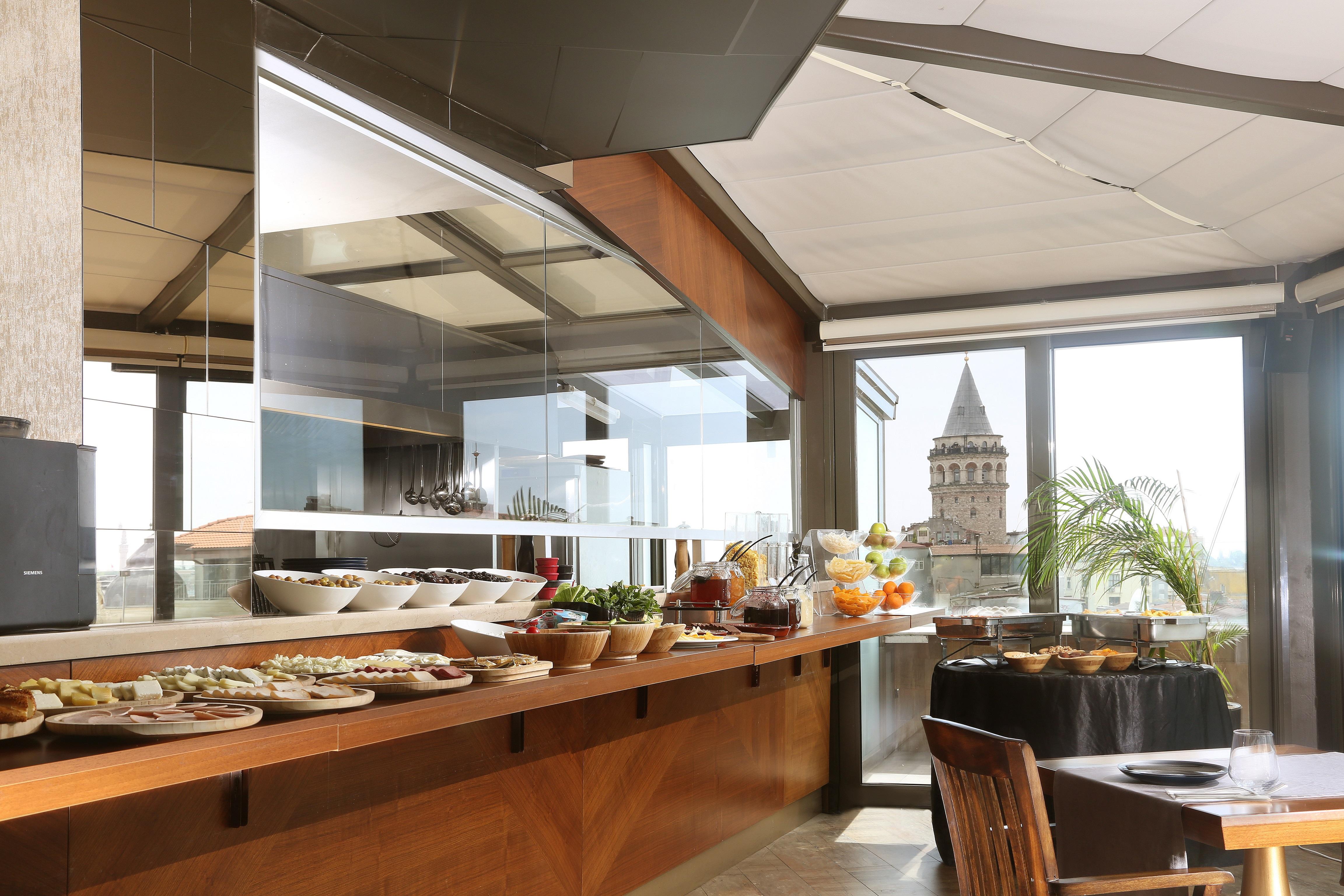 איסטמבול Daru Sultan Hotels Galata מראה חיצוני תמונה Restaurant