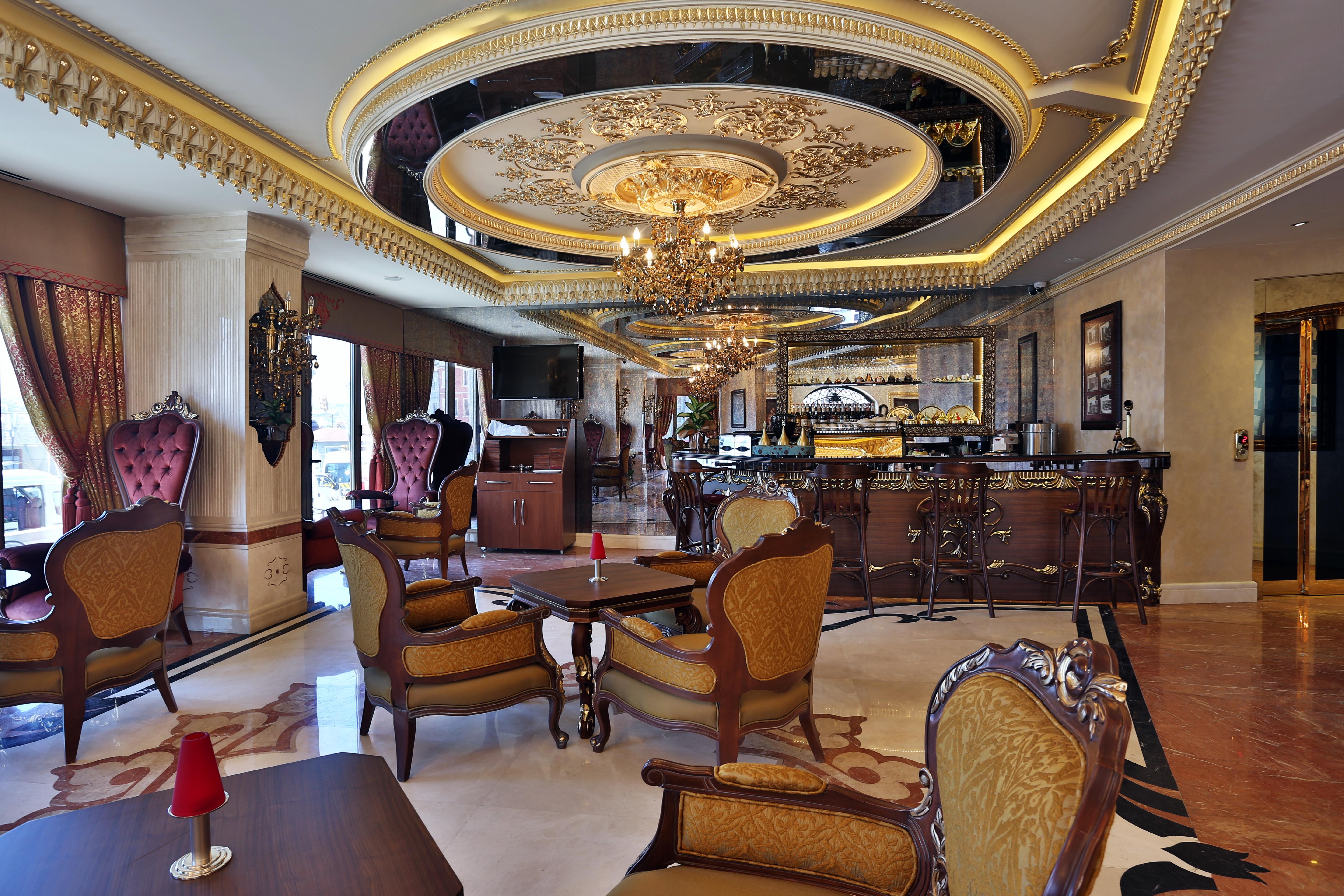 איסטמבול Daru Sultan Hotels Galata מראה חיצוני תמונה The lobby of the hotel