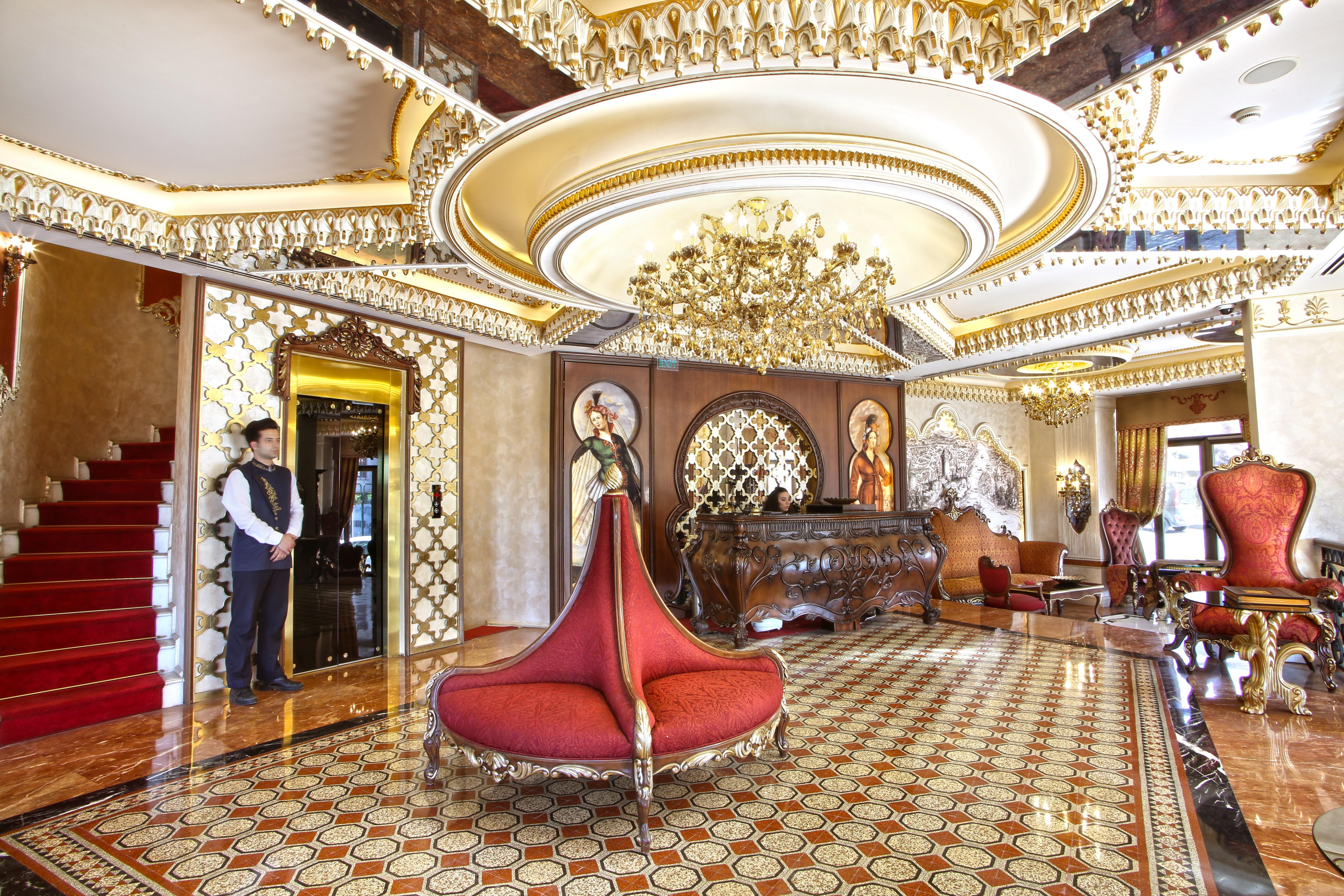 איסטמבול Daru Sultan Hotels Galata מראה חיצוני תמונה Lobby