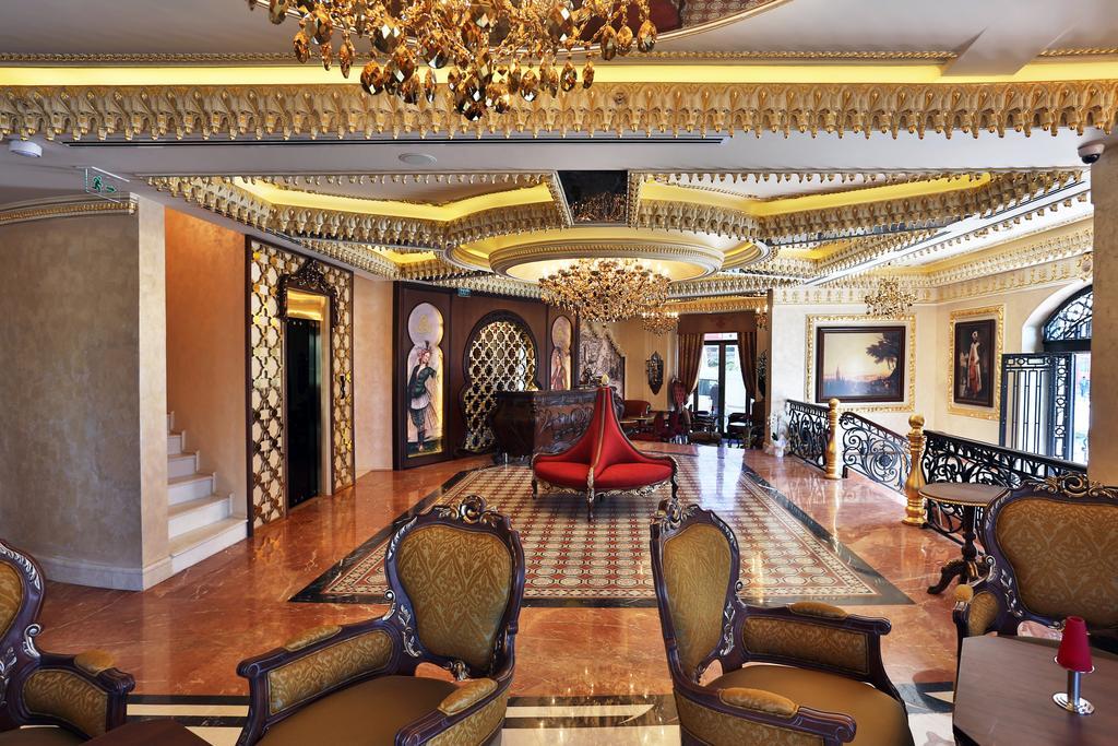 איסטמבול Daru Sultan Hotels Galata מראה חיצוני תמונה The lobby of the hotel