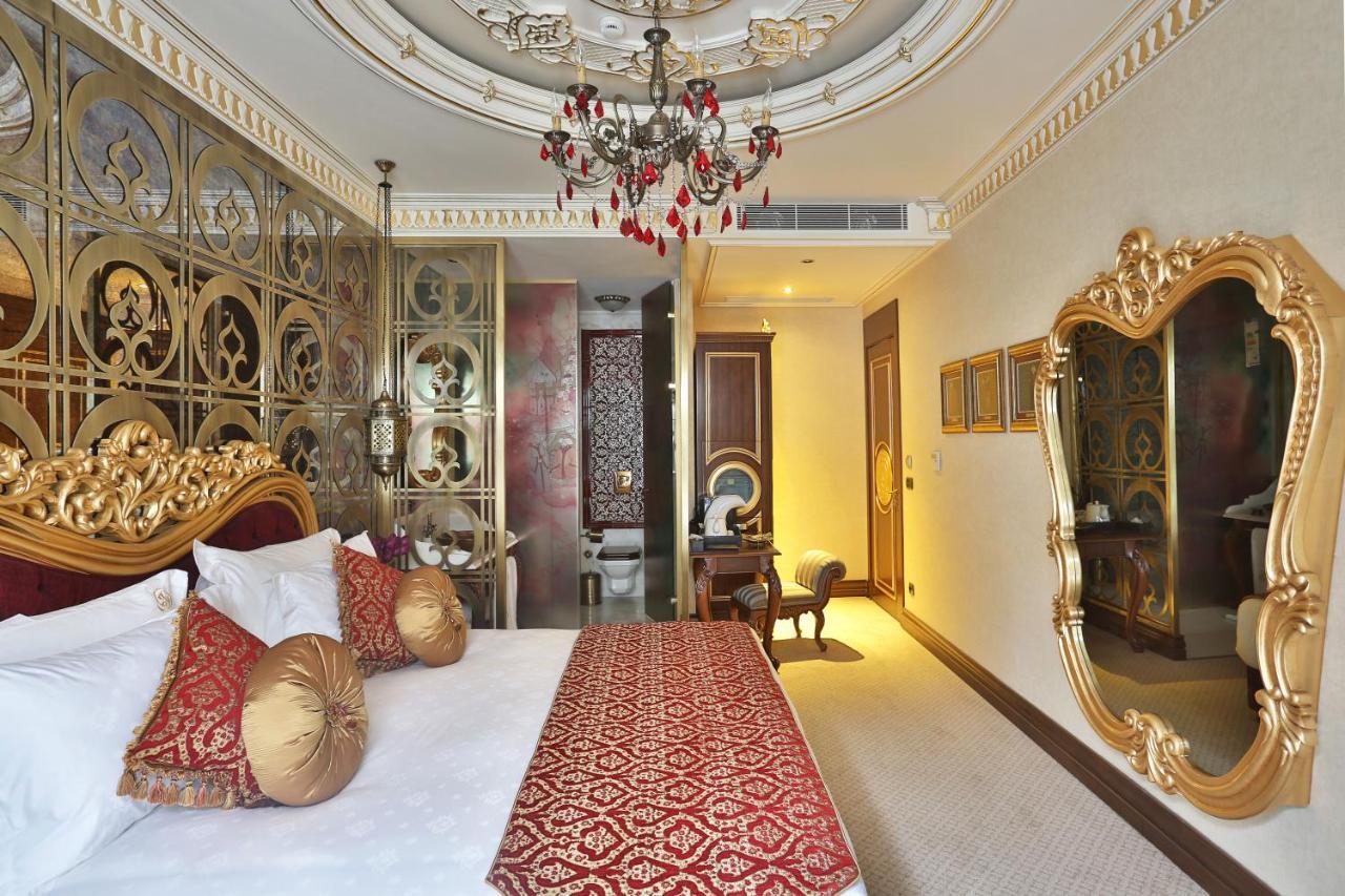 איסטמבול Daru Sultan Hotels Galata מראה חיצוני תמונה A bedroom at the hotel