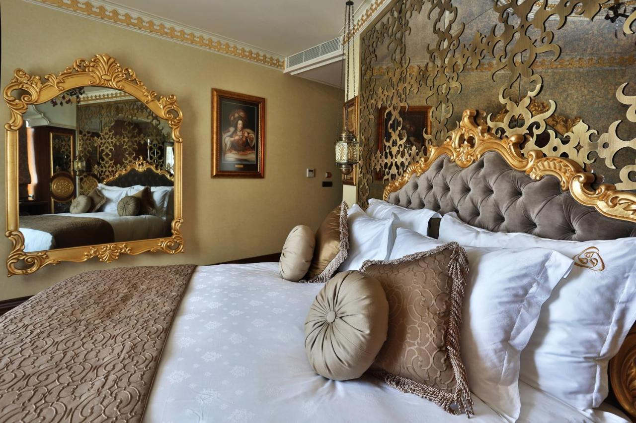 איסטמבול Daru Sultan Hotels Galata מראה חיצוני תמונה A bedroom at the hotel